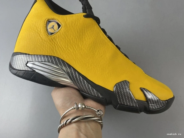 Rep Onekick GOLD BQ3685-706 UNIVERSITY AIR 14 RETRO JORDAN 0811